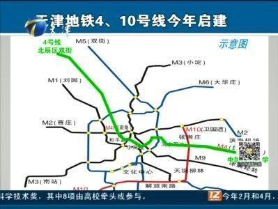 天津地铁12号线最新线路图